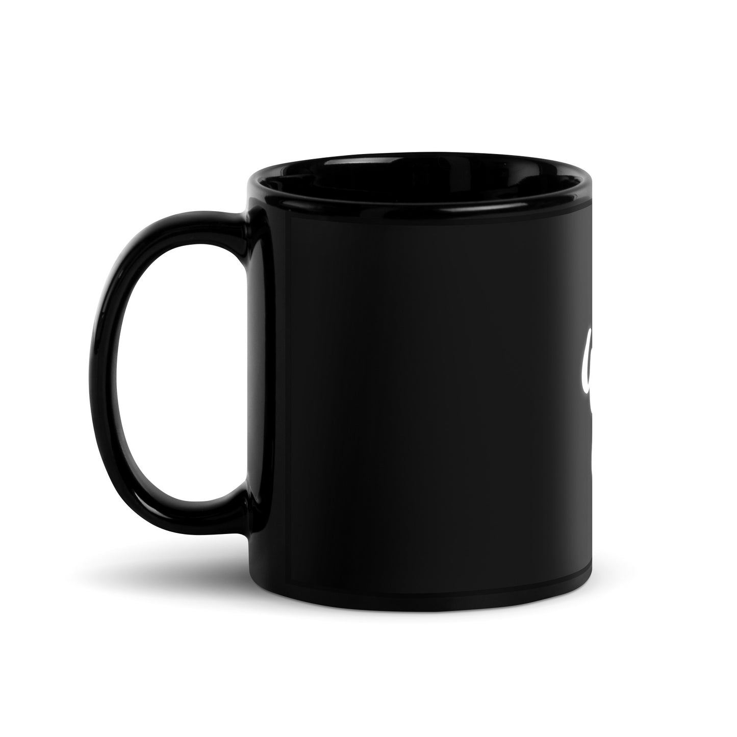 Black Glossy Mug With Happy Weekend Vibes Is On Its Way To Merch